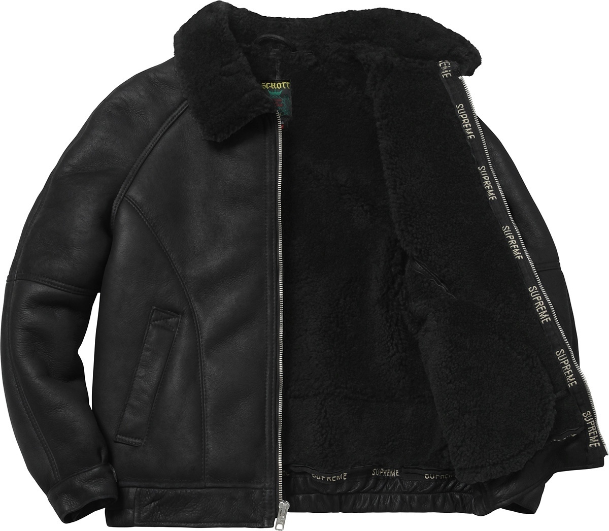 Supreme®/Schott® Shearling Bomber view 7